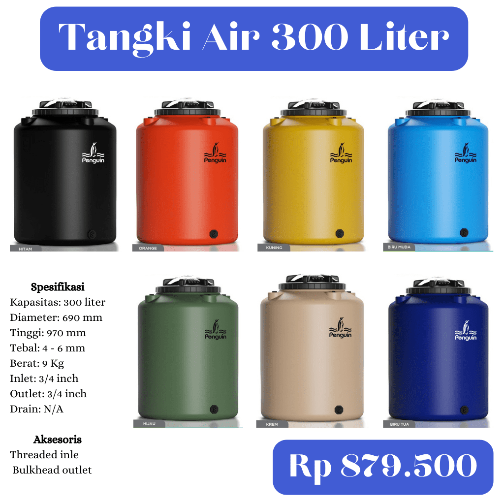 Jual Tangki Air Rumahan Murah