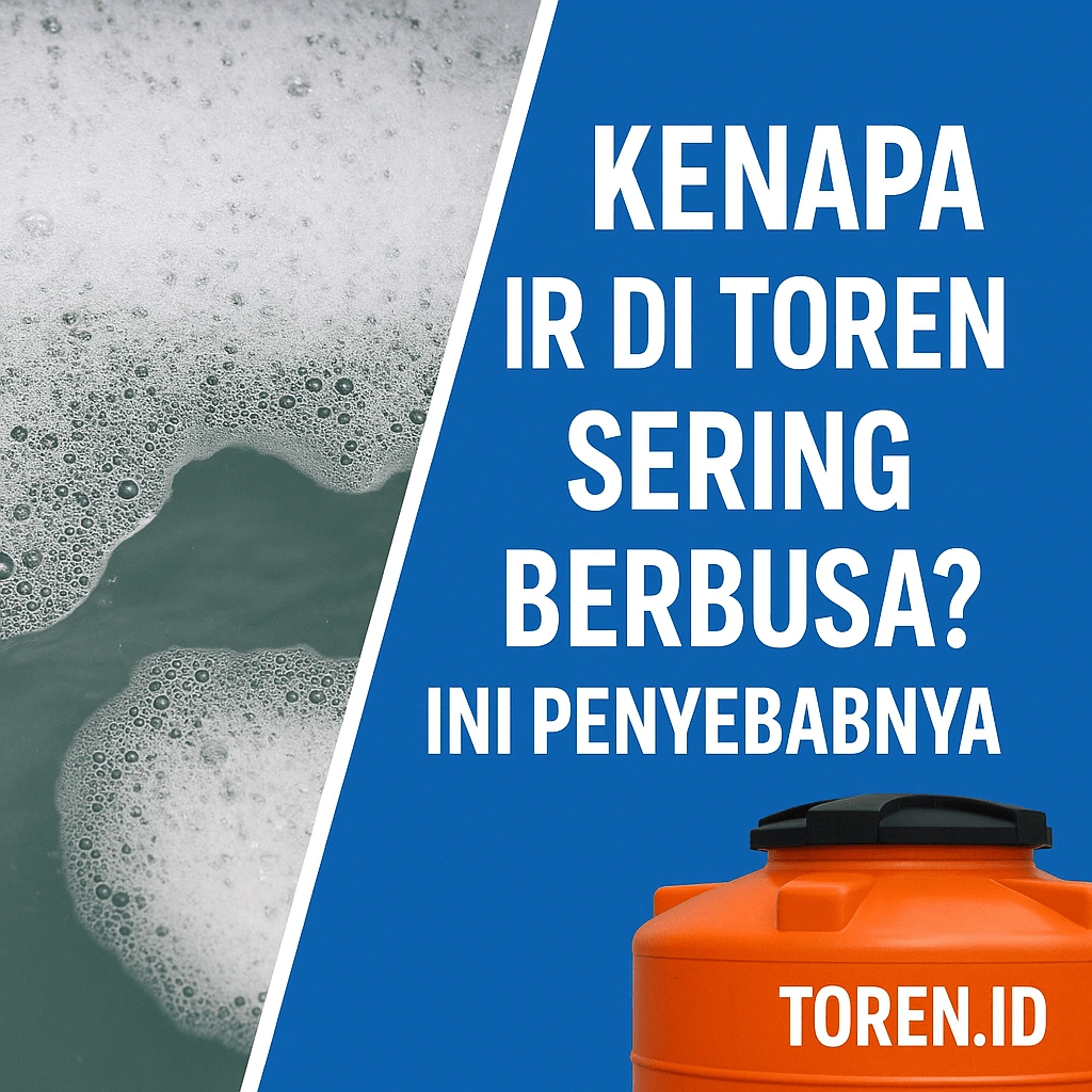 Kenapa Air di Toren Sering Berbusa? Ini Penyebabnya