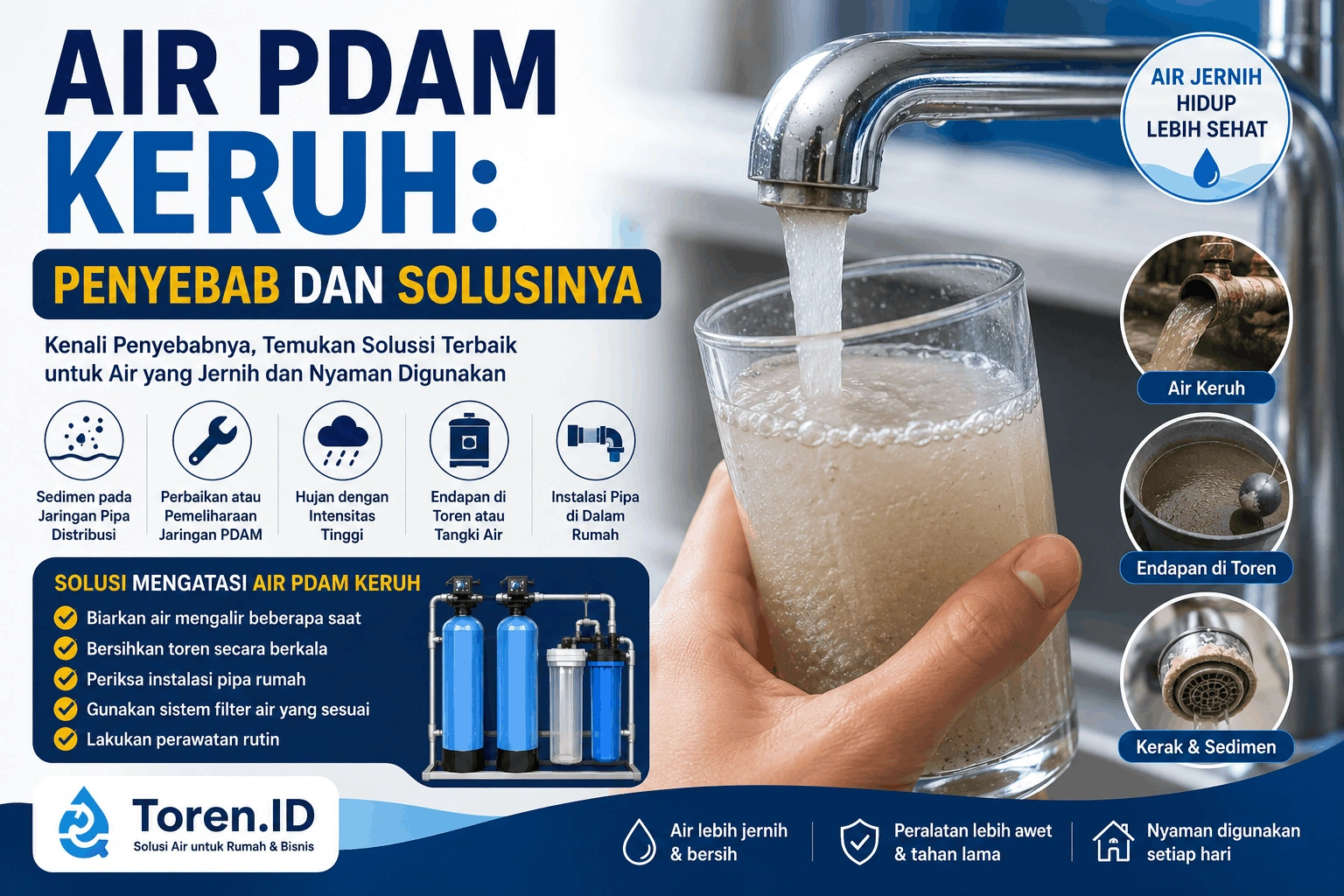 Air PDAM Keruh: Penyebab dan Solusinya